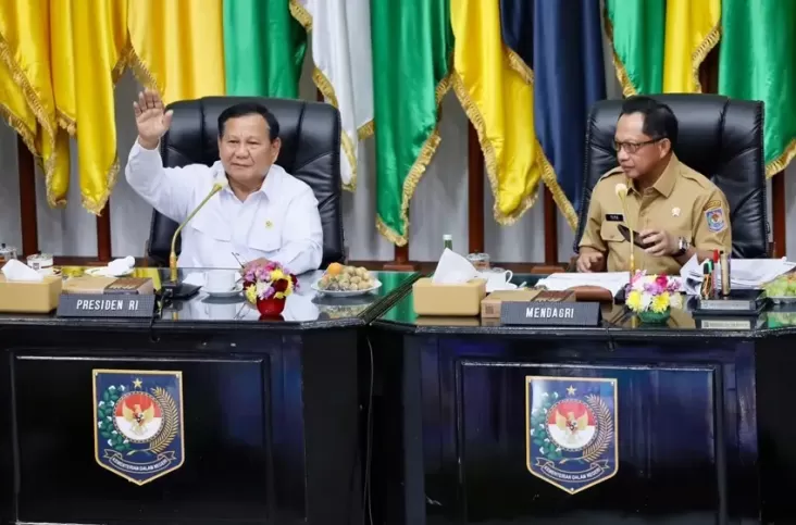 Prabowo Apresiasi Rakor Pengendalian Inflasi Daerah